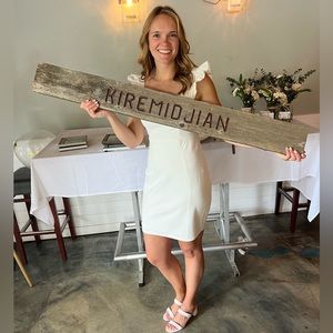 White lulus dress - large